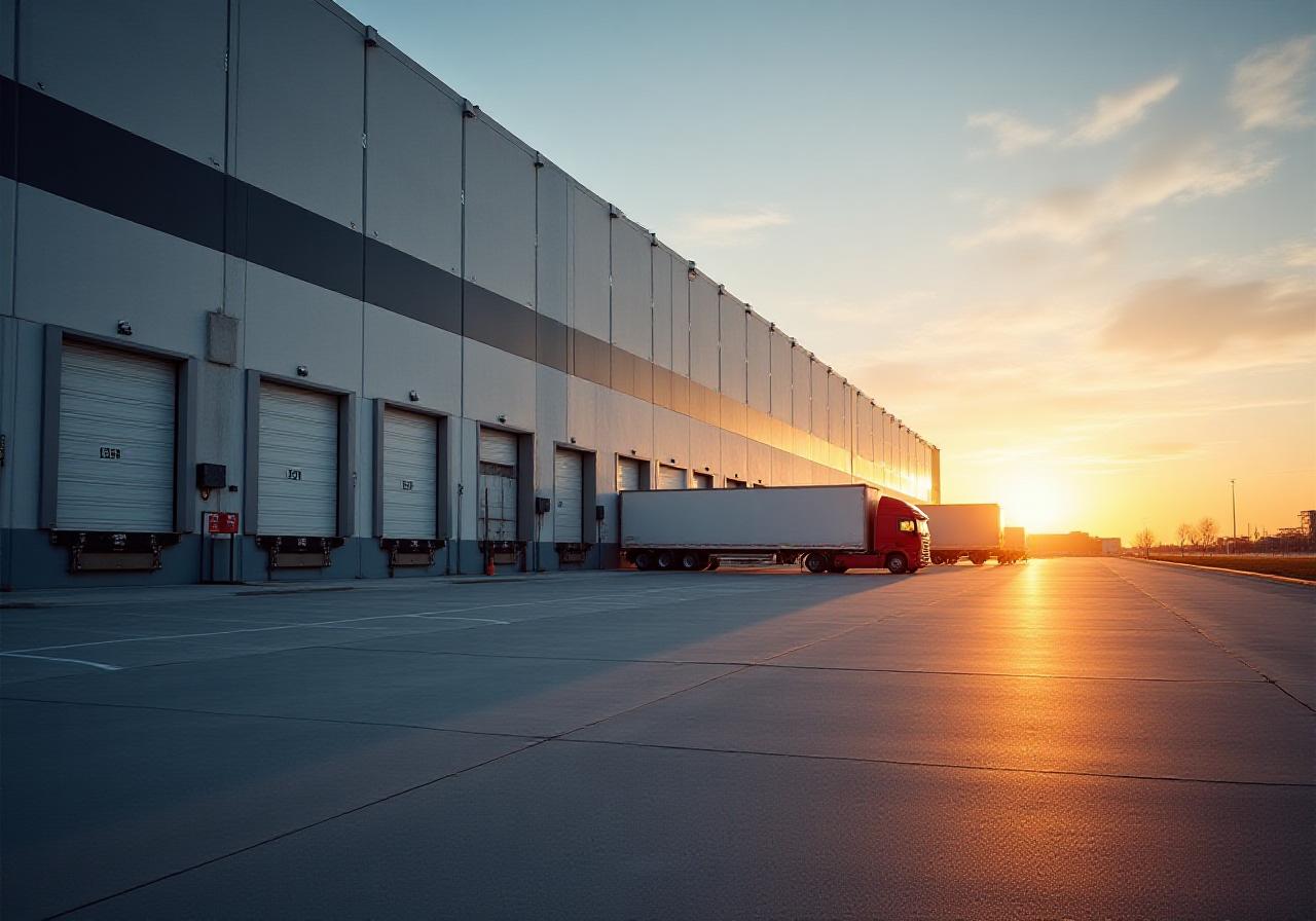 Modern logistics warehouse facility
